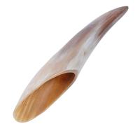 VILLFUL Palo de Masaje Gua Sha de Cuerno Natural para Rostro y Cuerpo Herramienta Manual de Relajación y Protección Piel Espátula Facial de 18-20 CM para Masaje Terapéutico