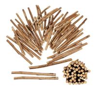 Villful Paquete De 50 Palitos De Madera Natural Para Manualidades De 3.15 Pulgadas Ramas Redondas Para DecoracióN Y Proyectos Diy En Casa Y Eventos