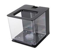 VILLFUL Pecera Transparente Pequeña de Acrílico Autolimpiante para Cría de Alevines y Fácil de Limpiar para Decoración y Regalos