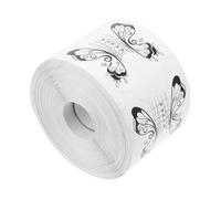 VILLFUL Pegatinas para Extensiones de Uñas de Papel 500 Piezas Moldes para Uñas Acrílicas Gel UV Herramientas DIY para Manicura Francesa Uso Salones y Hogar