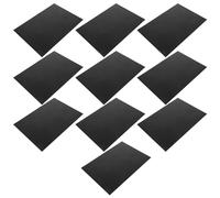 VILLFUL Película Rígida y Delgada de PVC para Manualidades, Láminas Protectoras de Plástico para Marcos de Fotos y Páginas, 10 Hojas Negras Mate A4 para Uso en Hogar