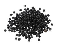 VILLFUL Piedras de Vidrio Negras Decorativas para Acuarios y Irregular para Relleno de Jarrones y Decoración de Plantas Resistente y Fácil de Limpiar