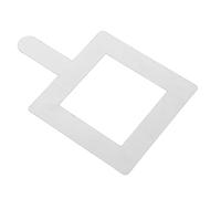 VILLFUL Placa de Muestreo Inoxidable para Experimentos Biológicos Herramienta de Muestreo Estéril con Mango Recto para Recolección de Muestras Laboratorio y Superficies Adecuada para
