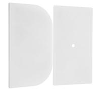 VILLFUL Placa de refuerzo de acero blanco para soporte de monitor delgado con distribución uniforme del peso para sesiones de trabajo en escritorio, 1 set de montaje