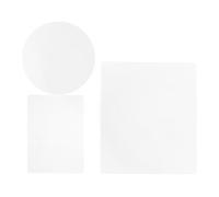 VILLFUL Placas de Gel para Impresión Infantil Reutilizables 3 Piezas A4 26X20X08Cm A5 128X18X08Cm Redonda 18X08Cm Herramientas Flexibles para Arte Scrapbooking y Manualidades