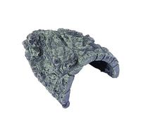 VILLFUL Plataforma para Tortugas de Resina con para Basking Cueva Refugio para Reptiles Decoración Acuario Resistente y Ecológica Adecuada para Peceras y Tortugas de Agua