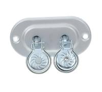 VILLFUL Polea De Baño con Bloque Simple y Cojinete Rueda Silenciosa Polea De Correa para Accesorio De Viaje