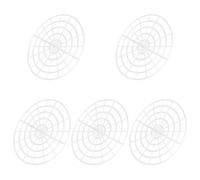 VILLFUL Prensa para Verduras Fermentadas Redonda de Malla 12 Cm, Kit de 5 Piezas para Fermentación de Kimchi y Encurtidos, Peso Compacto Resistente para Tarros y Cocina Doméstica