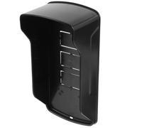 VILLFUL Protector de Timbre para Puerta Cubierta de Plástico Negro, Funda para Máquina de Control de Acceso y Sistema de Puerta Visual
