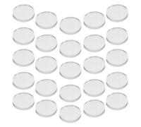 VILLFUL Protectores Antideslizantes para Mesa de Vidrio, 40 Piezas de Caucho Transparente No Adhesivo, 25 Mm X 3 Mm, Cojines Espaciadores para Evitar Rayones y Movimiento en