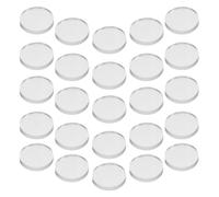 VILLFUL Protectores de Mesa de Vidrio Transparentes 40 Piezas, Almohadillas Antideslizantes de Caucho No Adhesivas 20 Mm X 3 Mm, Espaciadores para Encimeras y Parachoques para