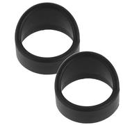 VILLFUL Protectores Oculares de Goma para Microscopio Binocular, Tapa de Ocular de 31-33 Mm, Accesorio Multipropósito para Microscopios y Telescopios, 2 Piezas, Color Negro, Alta