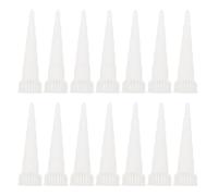 VILLFUL Puntas de Boquilla para Tubo de Calafateo 100 Ml 25 Unidades Adaptador de Plástico para Extensión de Sellador Reemplazo Rápido y Resistente para Uso Profesional y Doméstico