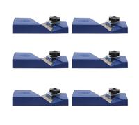 VILLFUL Recortadora de Cantos Manual para Carpintería 45° Biseladora de Bordes en Madera y Placas de Yeso 6 Piezas Azul para Paneles Acústicos Poliéster Fibra, Herramienta