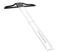VILLFUL Regla T Cuadrada de Portátil para Medición Precisa Marcado y Dibujo con Material Acrílico y Abs Resistente Ligera y Fácil de Usar para Carpintería y Diseño