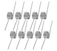 VILLFUL Resorte de Torsión para Botes de Basura, Acero al Carbono 0.9x8.5 Mm, Kit de 5 Pares, Recambio para Bisagra de Tapa, Compatible Botes Comerciales y Domésticos, Reparación Fácil