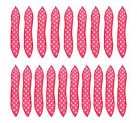 VILLFUL Rizadores de Pelo de Almohada de Esponja 19 Piezas Color Rosa Fucsia sin Calor para Uso Nocturno Cuidado del Cabello y Creación de Rizos Grandes y Ondas Voluminosas Cabello