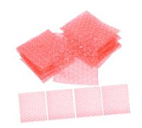 VILLFUL Sobres de Burbujas Rojos Pe para Embalaje Resistente y Fácil de Usar, Paquete de 100 Unidades, Ideales para Envíos Seguros de Artículos Pequeños