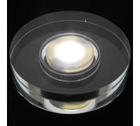 VILLFUL Soporte Giratorio Iluminado Luz LED para Exhibición de Vidrio y Resina, Base Práctica y Elegante para Decoración y Sesiones Fotográficas