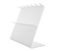 VILLFUL Soporte Gradilla en Pipetas Forma de Z de para Plástico Segura y Estable para Almacenamiento y Organización de Micropipetas para Laboratorio en Entorno Experimental