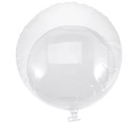 VILLFUL Soporte Inflable para Gorras de Béisbol de Plástico Transparente Blanco Válvula Lateral Ajustable para Circunferencia 56-60 CM Exhibidor y Estante de Almacenamiento para