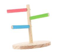 VILLFUL Stand De Entrenamiento De Pájaros Percha De Escritorio Base Plana Resistente y Seguro