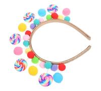 VILLFUL Sweet Cartoon Lollipop Headband For Lightweight Candy Cane Hair Accessories Birthday Holiday Party Hairbands