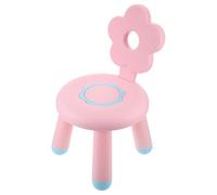 VILLFUL Taburete Infantil Pequeño de Plástico Color Melocotón Taburete para Baño y Ducha Asiento Portátil Cambiar Zapatos y Apoyo de Pies
