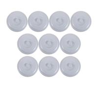 VILLFUL Tapas para Cubos de Basura Redondas 10 Piezas, Plástico Resistente Azul, Diámetro 33 Cm, Tapa Hermética para Contenedores de Reciclaje y Uso en Cocina y Exterior