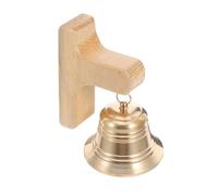 VILLFUL Timbre Magnético de Puerta Extragrande, Campana de Viento de Madera de Haya T, Timbre Colgante para Tienda y Oficina, Alerta de Entrada Decorativa sin Herramientas, Sonido