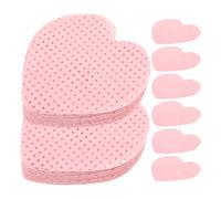 VILLFUL Toallitas Quitaesmalte sin Pelusa 200 Piezas Almohadillas de Algodón para Uñas Forma de Corazón Color Rosa para Limpieza y Remoción de Esmalte Uso Profesional Viaje