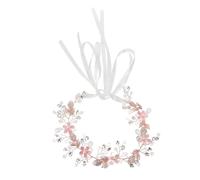 VILLFUL Tocado Floral para Boda con Perlas y Cristales Diadema Ligera y Resistente para Novia Damas de Honor y Niñas Flores Accesorio Delicado y Romántico para Fiestas y Ceremonias