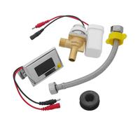 VILLFUL Válvula Electromagnética Inteligente Rendimiento Estable Materiales Abs y Cobre para Urinarios Sensor Automático para Uso en Baños Públicos