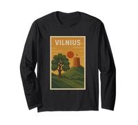 Vilnius Hermosa capital lituana viaje a Vilnius Tourist Manga Larga