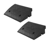 Vilnow Rampa para Sillas de Ruedas Umbral Rampa Ligero, Alto 15cm Heavy Duty Umbral Puente Pista Bordillo Rampa, para Garaje, Acera, Camión, Scooter (Alto 15cm- 2 Pzs)