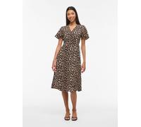 Vilovie Mangas Cortas Vestido Envolvente 34