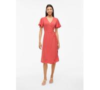 Vilovie Mangas Cortas Vestido Envolvente 44