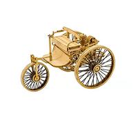 Viloyaga Modelo de madera para el primer coche del mundo, rompecabezas de madera 3D para el primer automóvil, kit de manualidades de madera de corte láser para adultos, juguetes educativos de montaje