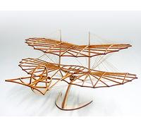 Viloyaga Puzles 3D para adultos DIY modelos de madera de avión Otto Lilienthal Maqueta Maqueta de Maqueta, Madera de Balsa Cortada por Láser Maqueta Kits para Construir