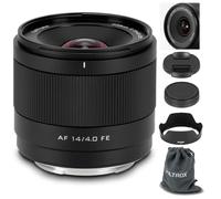 VILTROX 14mm F4.0 con Montura FE para Sony. Objetivo Ultra Gran Angular de fotograma Completo con Enfoque automático para Sony con Montura E cámaras A7SIII A7II A7RIII A7IV A7RIV A9 A1 FX3 A7RV ZVE1