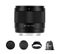 VILTROX 15mm F1.7 E Objetivo para Sony E-Mount, AF 15mm f/1.7 Ultra Gran Angular Enfoque automático APS-C E Objetivo Compatible con Sony a6300 a6400 ZV-E10 FX30 A6700 ZV-E10II a7R a7 a7 7R