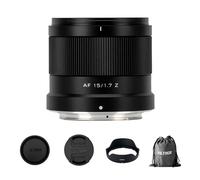 VILTROX 15mm F1.7 Z Objetivo para Nikon Z-Mount, AF 15mm f/1.7 Ultra Gran Angular Enfoque automático APS-C Lente Compatible con cámaras Nikon Z-Mount Z5 Z5II Z50 Z50II Z6 Z6II Z7 Z7II ZFC Z30 Z9