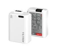 VILTROX 2 Pack NP-FW50 Batería de Repuesto de 1030mAh batería Recargable con Carga rápida Tipo C, Compatible con Sony ZV-E10, Alpha 7, A7, A7II, A7RII, A7SII, A7S, A5000, A6000, A6500, A6400