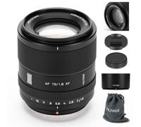 VILTROX 75mm F1.8 EVO con Montura XF para Fuji; Objetivo de Focal Fija APS-C con Gran Apertura y Enfoque automático para Fujifilm con Montura X cámaras X-E4 X-E5 X-H1 X-Pro3 X-S10 X-T4 X-T30 XT30II