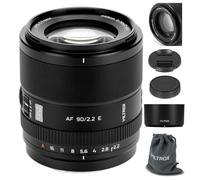 VILTROX 90mm F2.2 EVO con Montura E para Sony E, teleobjetivo Fijo con autoenfoque para Sony con Montura E A7IV ZV-E1 A7CII A7RV FX3 A7SIII A7CR A7III A7C A1 A7RIV A9 A9II A7RIII ZV-E10
