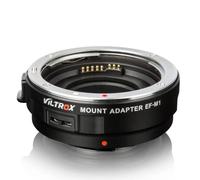 VILTROX Adaptador de montaje de lente EF-M1 Convertidor de lente de enfoque automático para lente de montaje EF/EF-S a cámara Panasonic Olympus M43 E-M10III E-M5II E-PL8 GH4 GH5 GF6 GF1 GX1 GX7