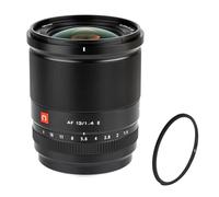 Viltrox AF 13mm F1.4 E - Kit con Filtro Protector UV | Gran Angular Ultra Luminoso APS-C para Sony E | Motor STM de Enfoque Rápido | Ideal para Paisaje, Arquitectura y Vlogging