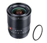 Viltrox AF 13mm F1.4 XF - Kit con Filtro Protector UV | Gran Angular Ultra Luminoso APS-C para Fuji X | Motor STM de Enfoque Rápido | Ideal para Paisaje, Arquitectura y Vlogging