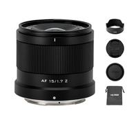VILTROX AF 15mm F1.7 Lente para Montura Nikon Z, Lente Prime APS-C de Enfoque automático de Gran Apertura f/1.7 Compatible con cámaras Nikon con Montura Z Z5 Z50 Z6 Z6II Z7 Z7II ZFC Z30 Z9 Z8 ZF