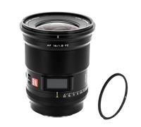 Viltrox AF 16mm F1.8 E - Kit con Filtro Protector UV | Gran Angular Ultra Luminoso Full Frame para Sony E | Óptica de Alta Resolución | Autofoco Rápido y Preciso | Cuerpo Metálico Resistente